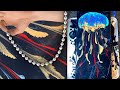 Painting a Jellyfish - Chain Pull Art - Inspired by EvanAndKatelyn - Paint Pouring - Satisfying