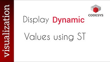 Codesys Visualization Tutorials | Displaying Dynamic Values Using Structured Text |  #education