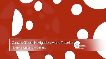 Canvas Global Navigation Menu Tutorial