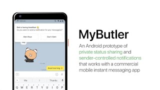 MyButler: Private Status Sharing and Sender-Controlled Notifications in Mobile Instant Messaging screenshot 3