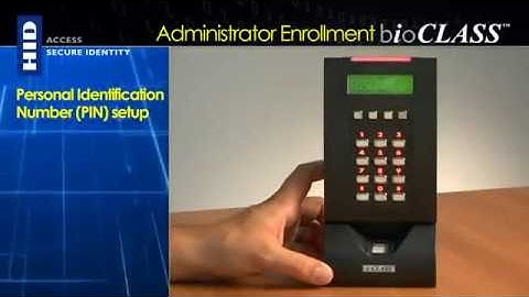 Enroll Finger HID flv