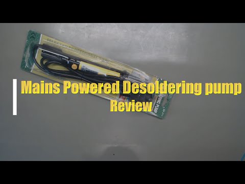 mains powered desoldering pump