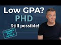 Can You Get Into a PhD Program with a Low GPA? Former Prof Explains