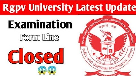 Rgpv examination form line closed 😱 // Abb kya kre