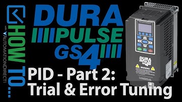 DURApulse GS4 VFD PID Controller Tutorial: Part 2 of 4 from AutomationDirect