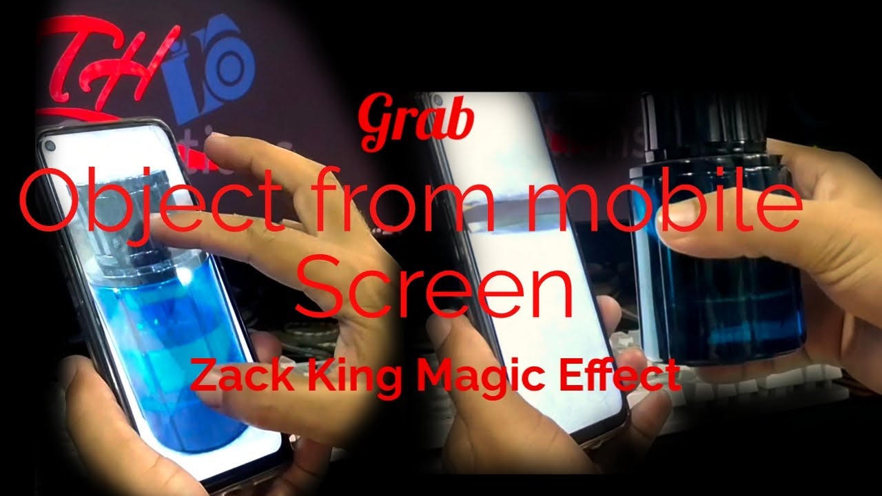 Zack King Magic Effect | Grab object from screen |