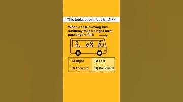 "Physics Puzzle: Where Do Passengers Fall When a Bus Turns? 🚌🤯"