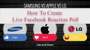 How To Create Live Facebook Reaction Poll