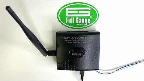 TCP-485 WiFi Log -  tutorial step by step