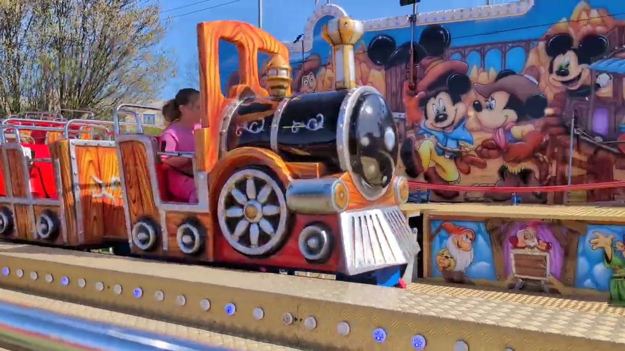 Runaway Mine Train Ride At Edward Danter's Fun Fair Bristol