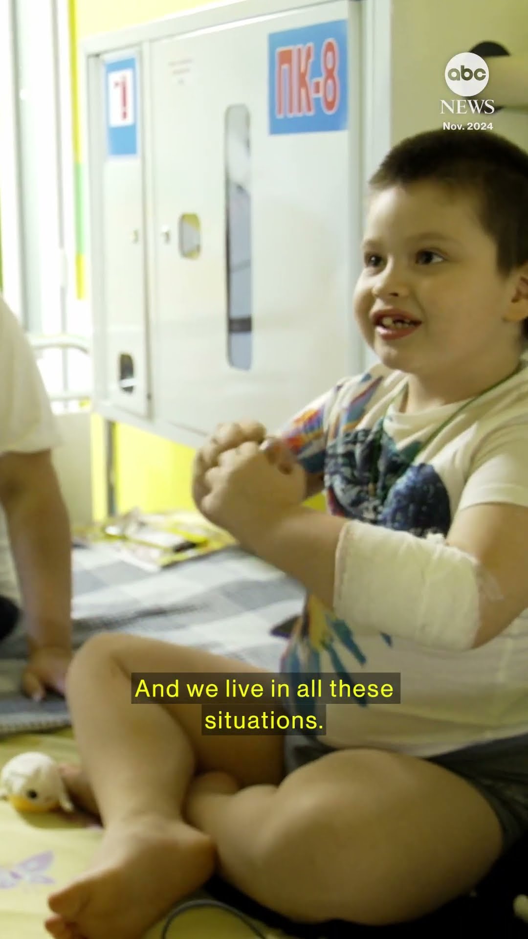 ABC News meets children injured by Russian strikes in Ukraine - ABC News