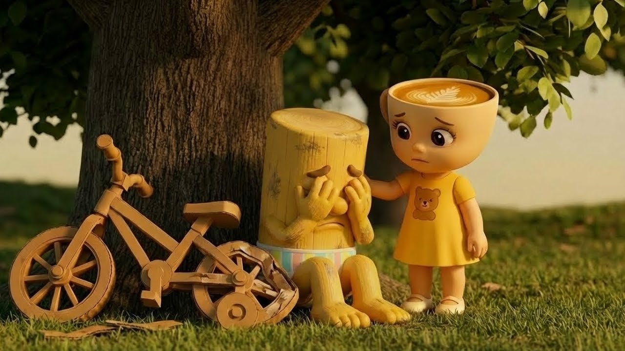 🚲 Don’t Cry, Tung Tung Tung… Ballerina Helps Him Build a Brand New Bicycle