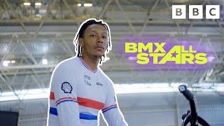Olympian BMX Racer Kye Whyte: How to do a pro jump! | BMX All Stars | CBBC