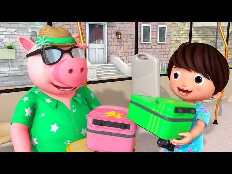 Los animales se van de vacaciones 🐷✈️ Canciones Infantiles 🎵 Little Baby Bum