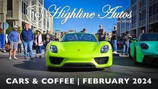 Highline Autos February 2024 Cars and Coffee