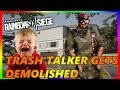 (2v1) Trash Talker gets Demolished!!! w/ Facecam - Rainbow Six Siege || Custom Game