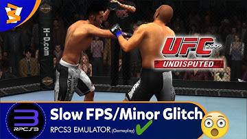 RPCS3 v0.0.21-13423 Vulkan - UFC 2009 Undisputed (Playable??/Gameplay)