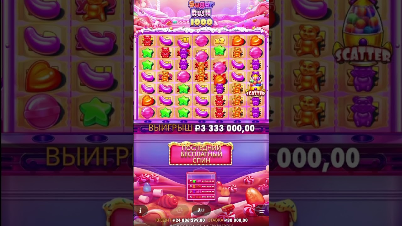 СУПЕР БОНУСКА В SUGAR RUSH 1000 