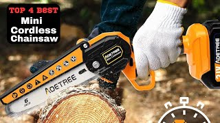 4 BEST Mini Cordless Chainsaw for 2024