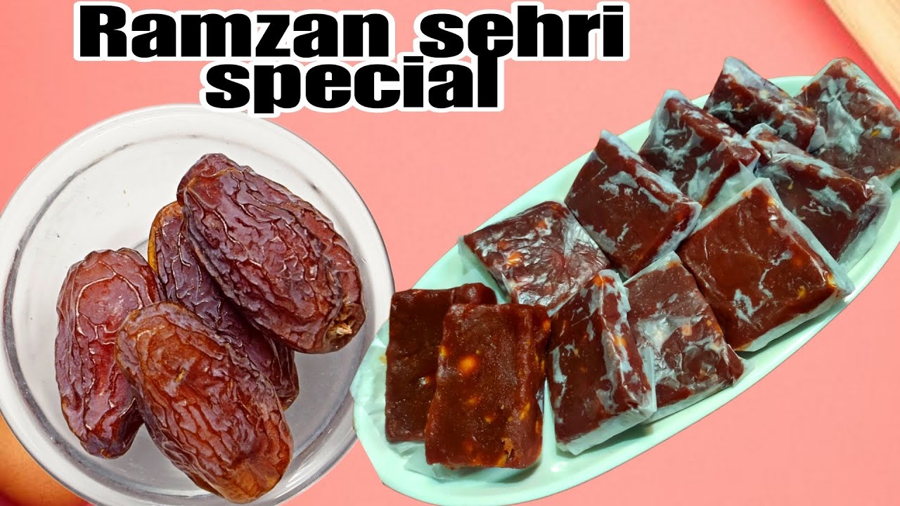 Khajur (dates ka Halwa Sehri ka Kam hoga asan jab tyari krenge phle