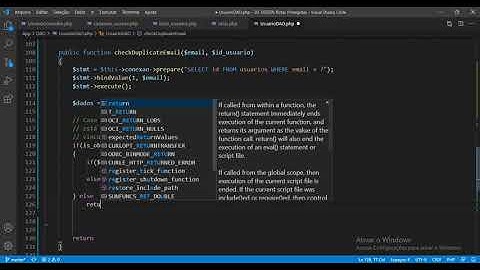 PHP - CRUD DE USUÁRIOS PARTE II - EVITANDO EMAILS DUPLICADOS