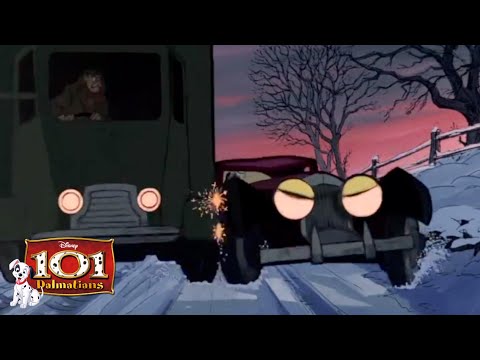 Cruella Car Chase Road Rage | HD (11/11) Movie Scenes | 101 Dalmatians (1961)