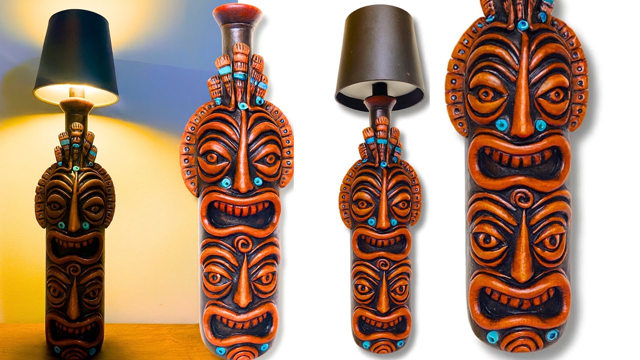 Bottle Turned into Stunning Lamp - YouTube