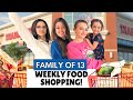 Shopping with 9 kids big family weekly grocery haul