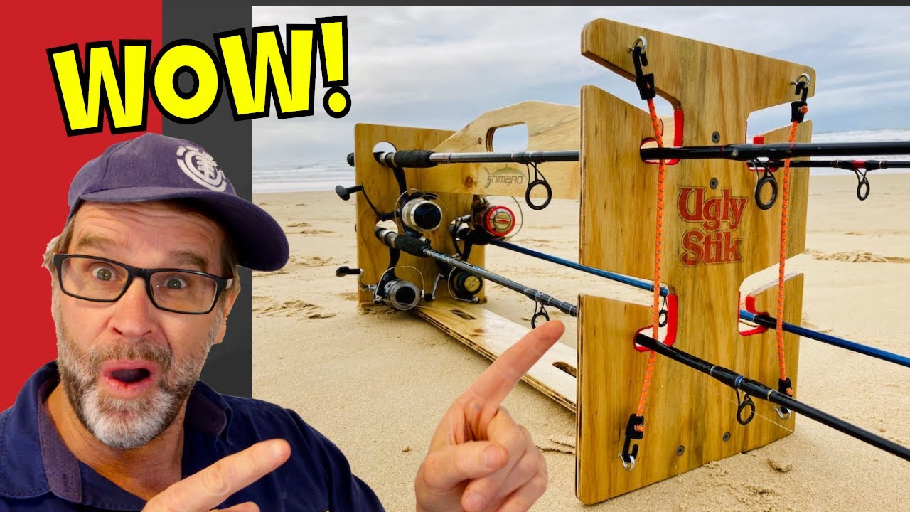 DIY Fishing Rod Carrier and Storage Rack! AMAZING! 