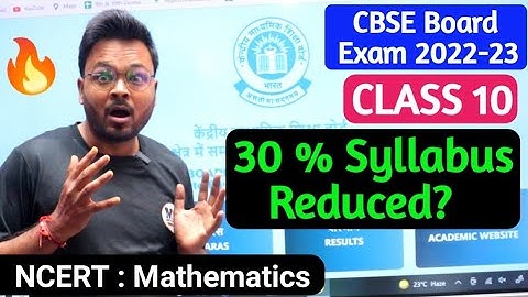 cbse class 10 maths syllabus 2022 23,/ cbse class 10 math syllabus reduced? / Mathematics Analysis