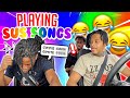 PLAYING "SUS" SONGS INFRONT OF JACK AND DENO!!