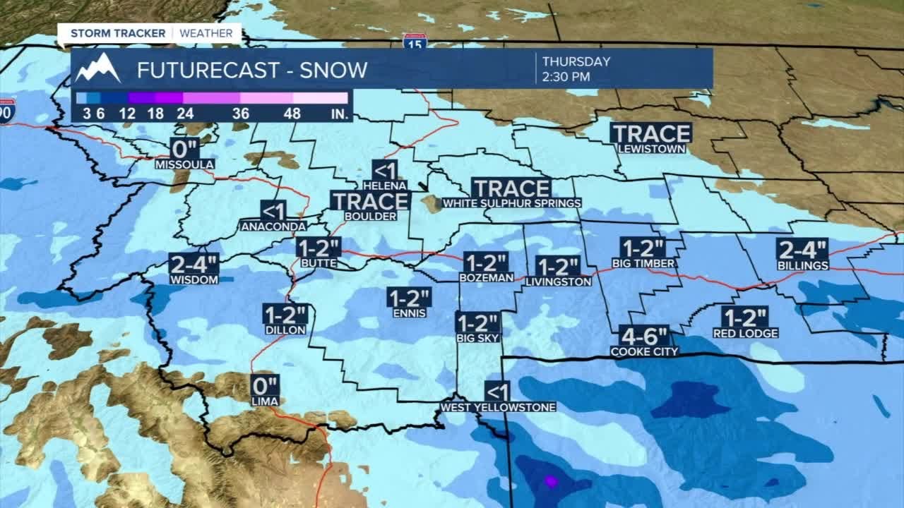 Slick roads and snow for Thursday - YouTube