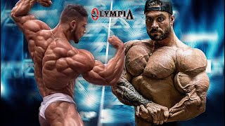 The best in the world on stage at the 2023 Mr.Olympia @mrolympiallc . @cbum  vs @ramondinopro #classicphysique #vacumpose #olympia23