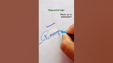 Narasimha #sign your dream #sign #signature #art #autograph #calligraphy #sign beautifully.