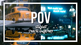 Streetphotography with Rain in KOLKATA || Capturing YELLOW TAXIS || CANON EOS R100 with 50mm Prime