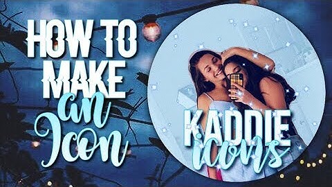 HOW TO MAKE A BASIC ICON WITH FREE APPS #1