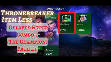 MCOC | EQ 1.1 | Delayed Hyper Combo-1 Path | Run Silent | SEED OF DOUBT |  TB | Item less |