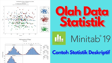 Olah Data Statistik Minitab 19 Contoh Statistik Deskriptif | Descriptive Statistics