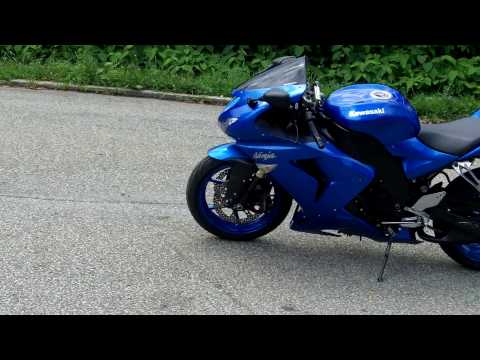 2007 Kawasaki ZX10R Candy Plasma Blue