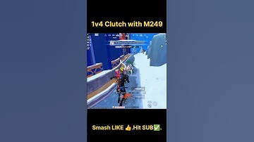 1v4 Clutch with M249 – They Never Expected This! 😳🔥 | BGMI Malayalam