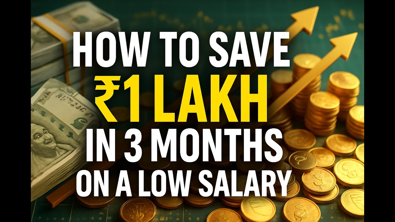How to Save ₹1 Lakh in 3 Months on a Low Salary | Smart Money Tips # ...