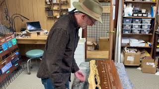 Alvaro - Wonderful Bolivian Rosewood Linear Clock!