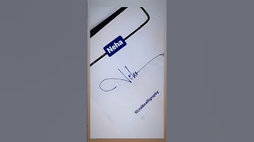 signature name neha😇 comment your name #signature #trending #logo #name #explore #beautiful #viral