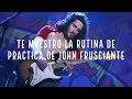 ¿Cómo llegó John Frusciante a ser tan buen guitarrista?