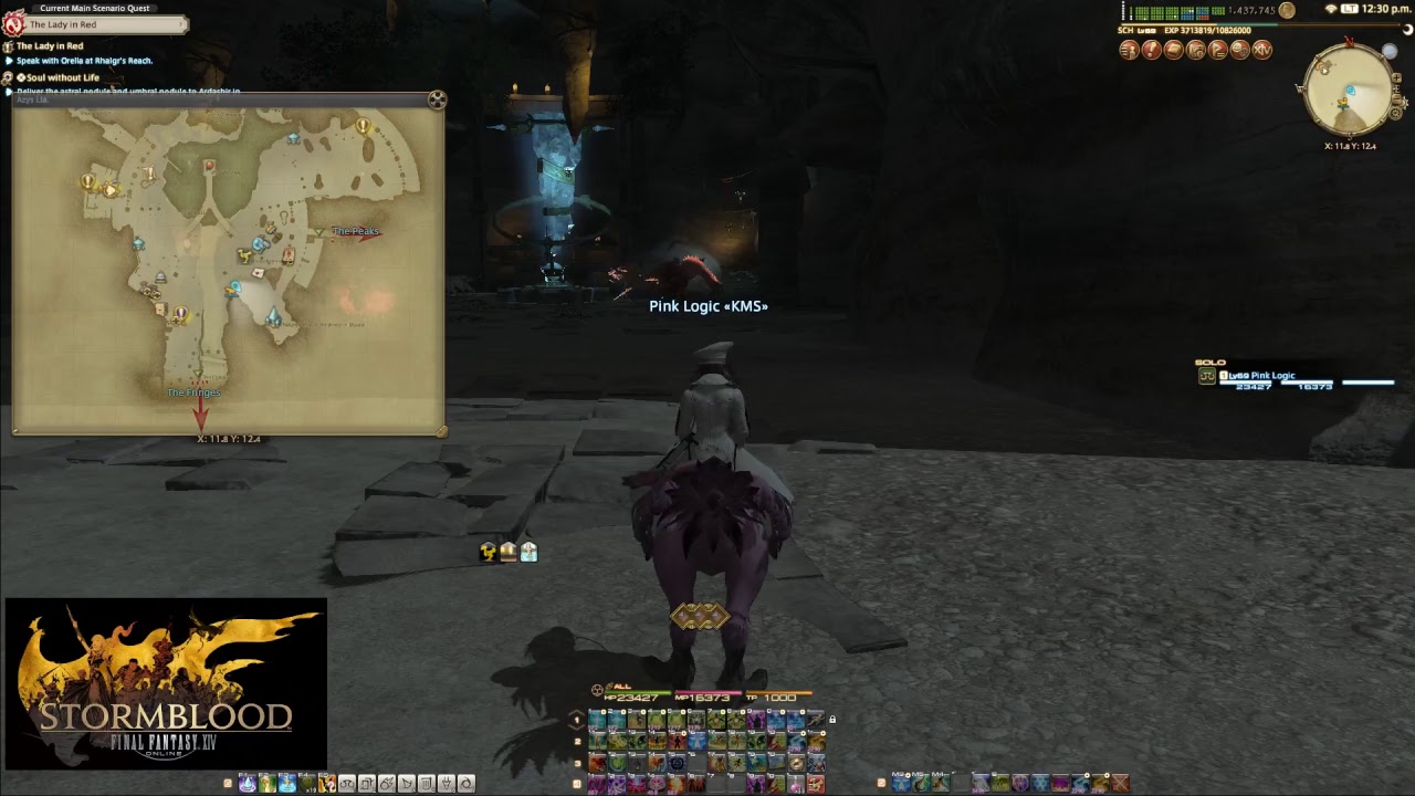 Final Fantasy XIV STORMBLOOD. Scholar 🧚 Leveling to 70 HOOO! ⚔️
