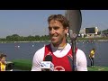 Brady Reardon, 2nd at the World Cup Canoe Sprint Poznan, Poland K1 500