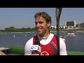 Brady Reardon, 2nd at the World Cup Canoe Sprint Poznan, Poland K1 500