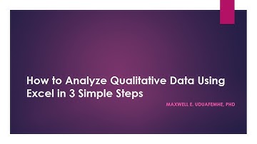 How to Analyze Qualitative Data Using Excel in 3 Simple Steps
