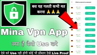 Mina Vpn Fast And Secure || Mina Vpn App Kaise Use Kare || How To Use Mina Vpn App || Minavpn screenshot 2