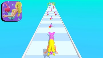 MERMAID STACK ALL LEVELS GAMEPLAY ANDROID,IOS (LEVELS 5-6)